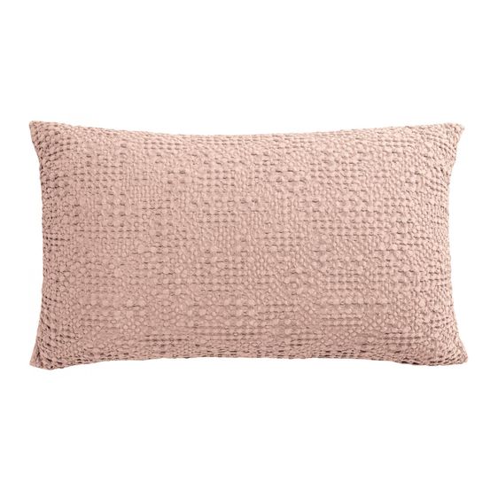 Coussin stonewashed tana aubepine 40 x 65 cm