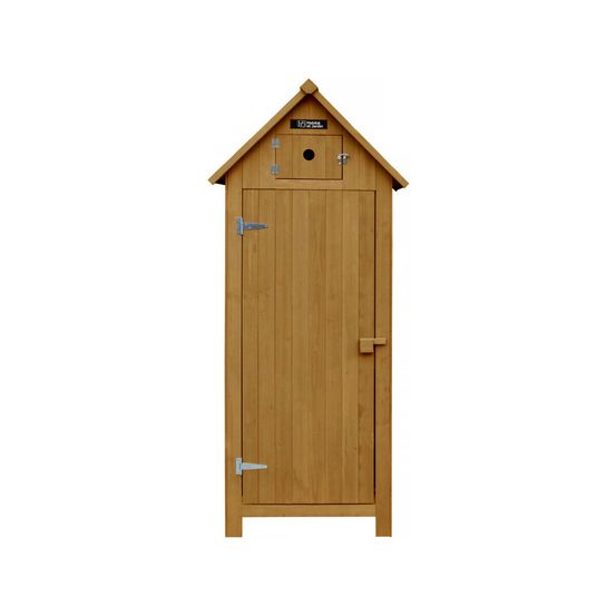Armoire de jardin Cabanon - 77 x 54.5 x 179 cm - Marron