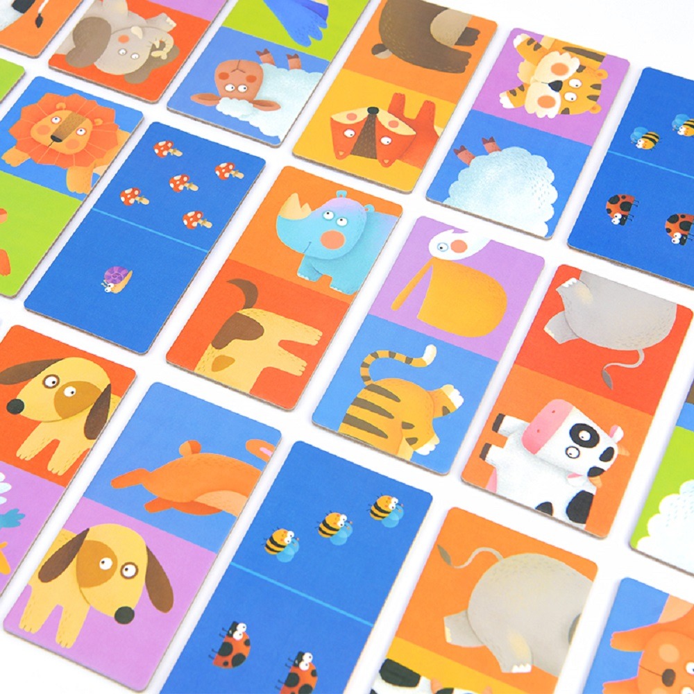 Dominos réversibles animaux