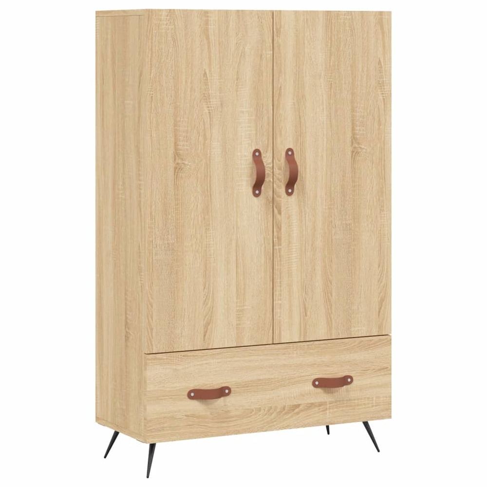 Buffet bahut commode armoire meuble de rangement organisateur cuisine salle de séjour salon haut sonoma 69,5 x 31 x 115 cm bo