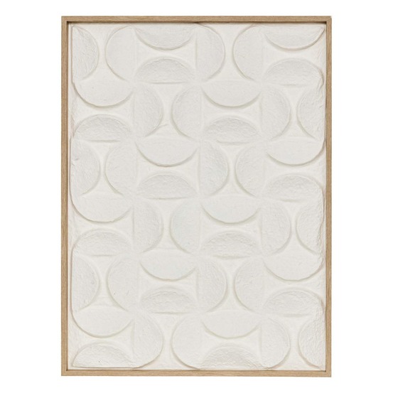 Toile 3d kailani blanc 60x80cm