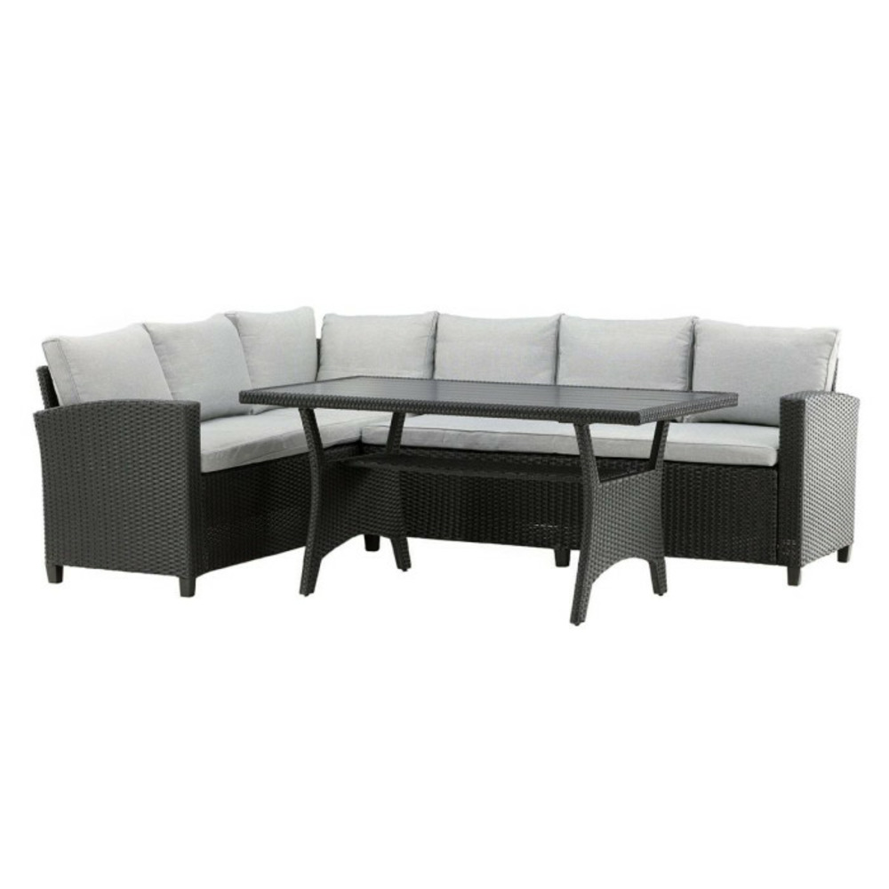 Salon d'angle de jardin 