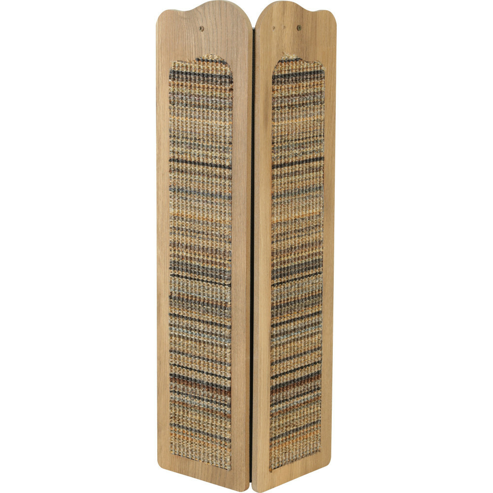 Griffoir d'angle boréal vert 15 x 15 x h 60 cm pour chat