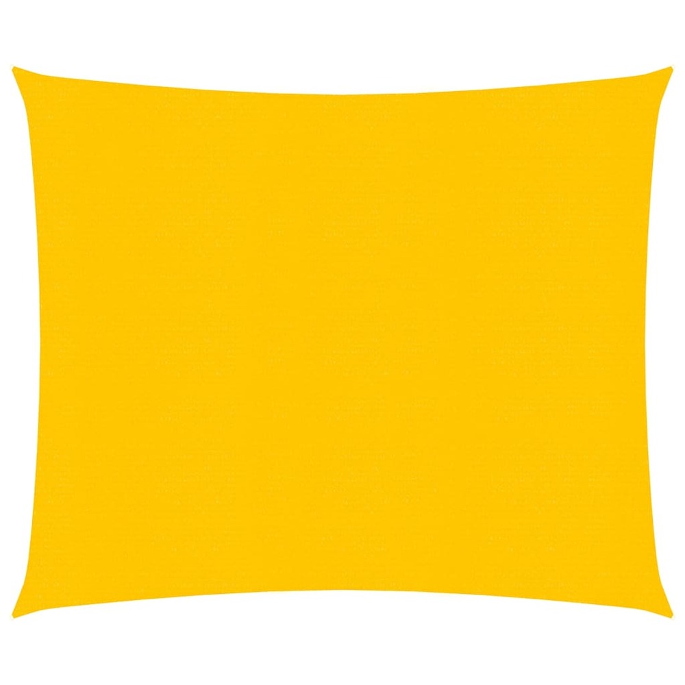 Voile d'ombrage 160 g/m² 2,5 x 2,5 m pehd jaune