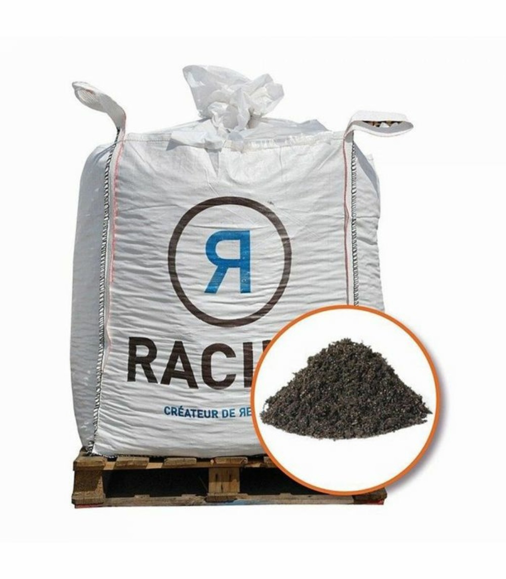 Terreau substrat toitures végétalisées spécial sedum big bag 500 litres