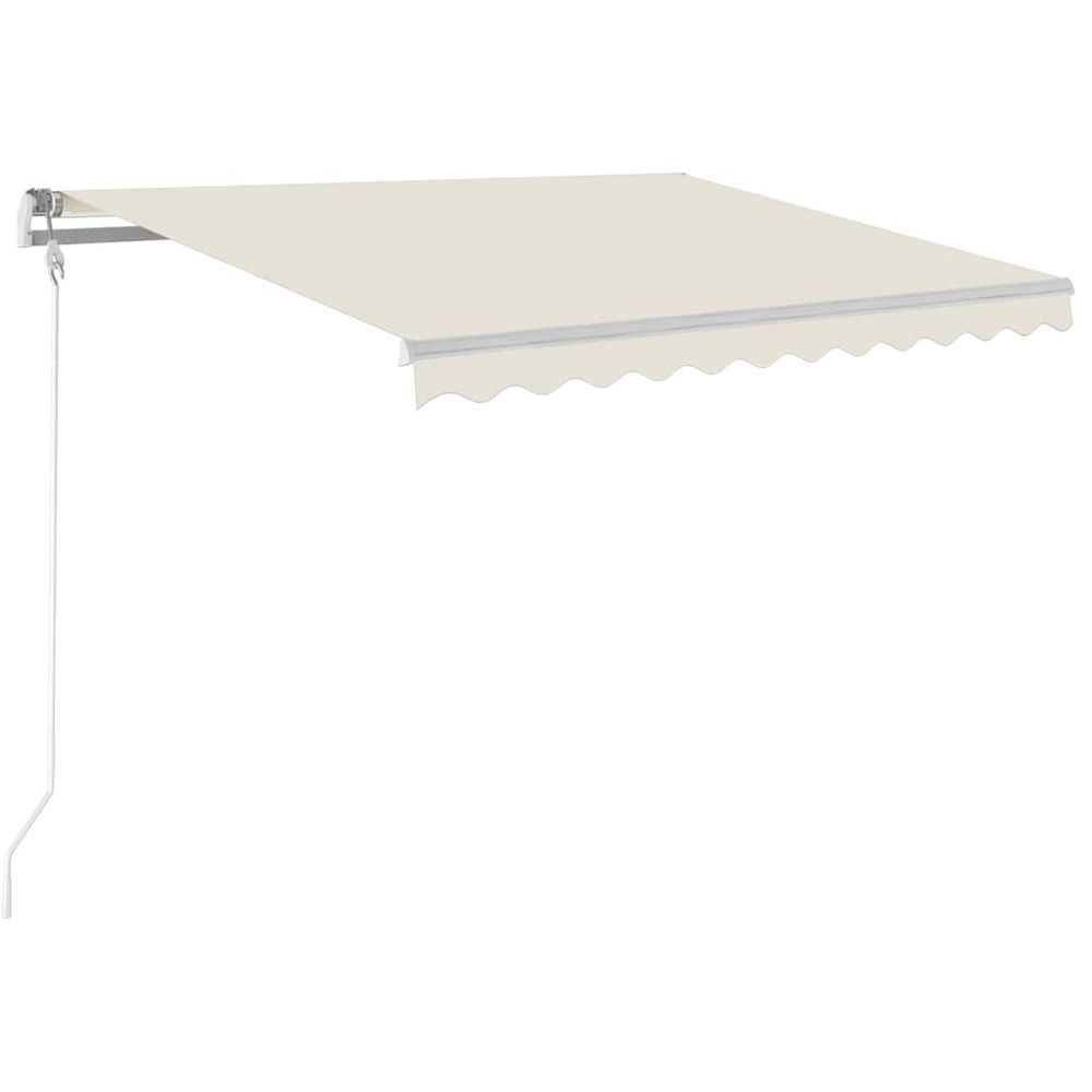 Auvent automatique avec capteur de vent et led 300x250 cm crème
