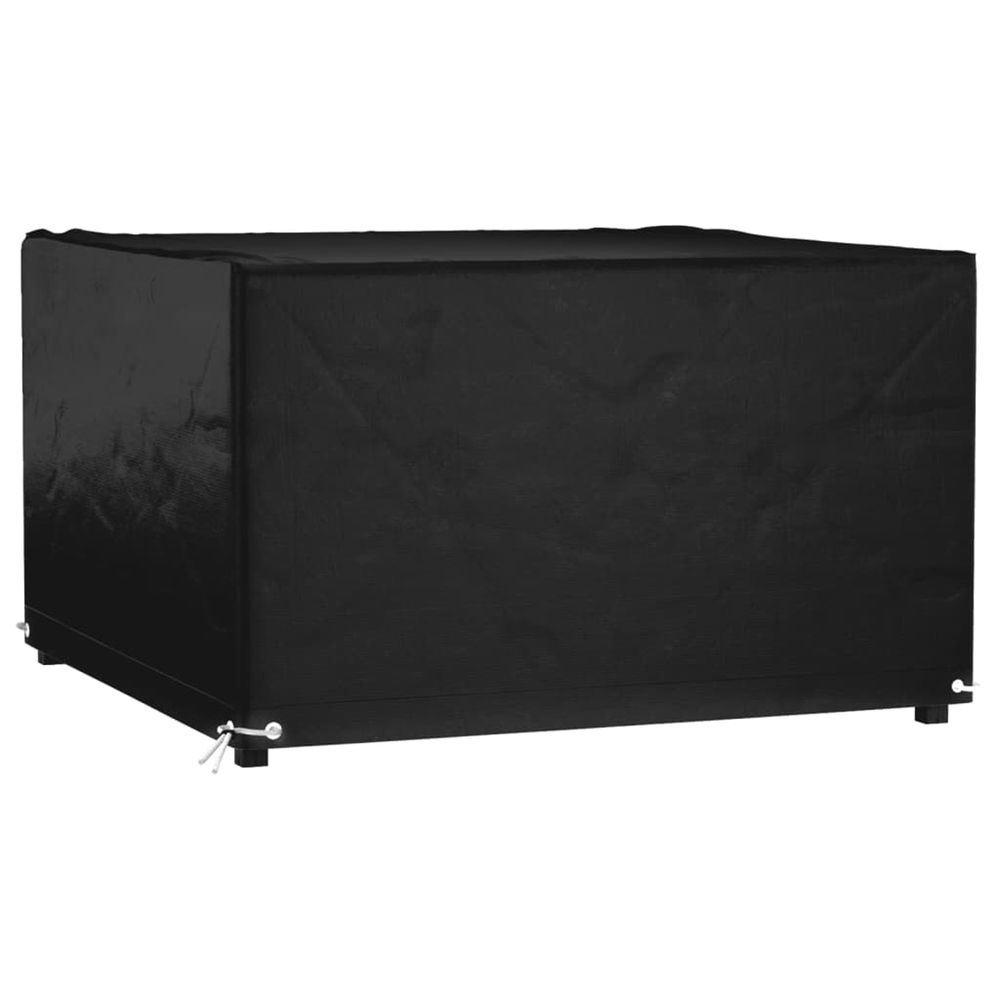 Housse de salon de jardin 8 œillets 125x125x75 cm carré