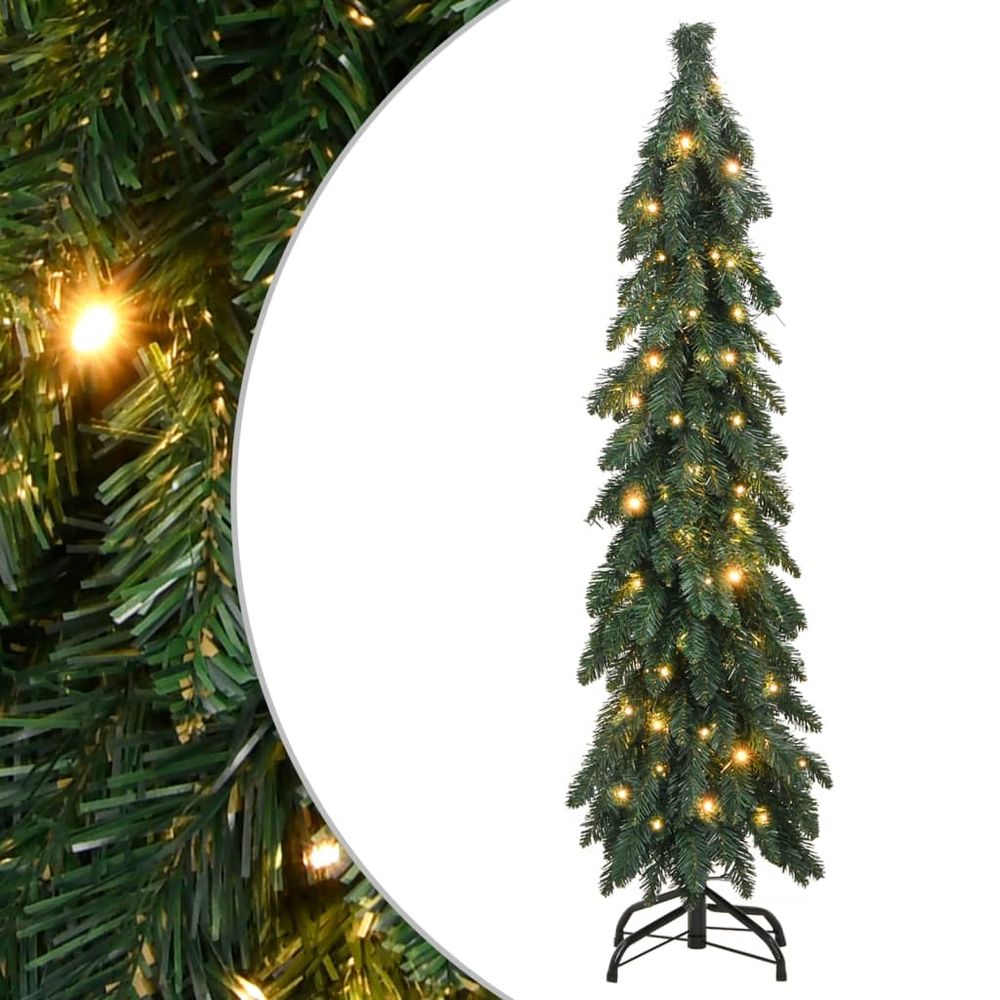 Arbre de noël artificiel pré-éclairé avec 80 led 150 cm