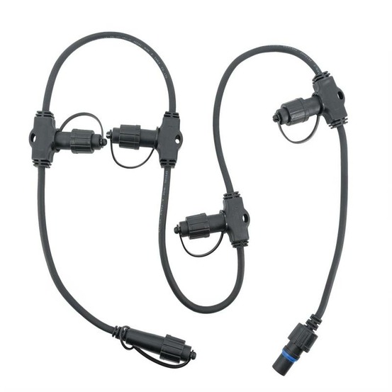 Prise collecteur 8 voies pour guirlandes guinguettes ip65 riviera pro connect