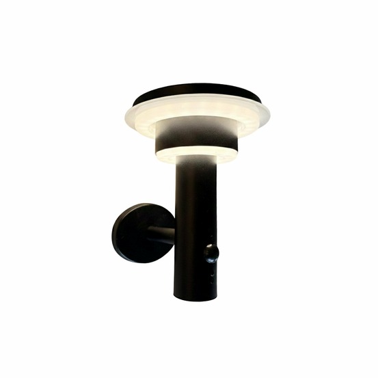 Applique extérieure solaire genova avec détecteur de mouvements noir