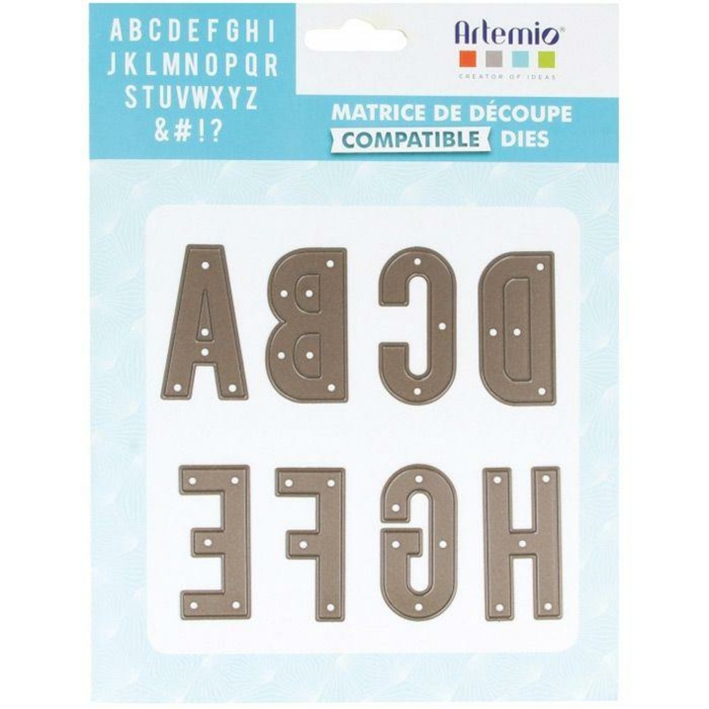 Matrice de découpe alphabet majuscule - 4,8 cm