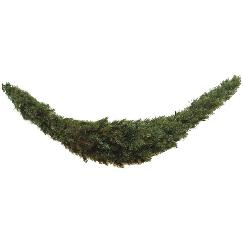 Triumph tree forest frosted swag guirlande de noël - l180 cm - vert