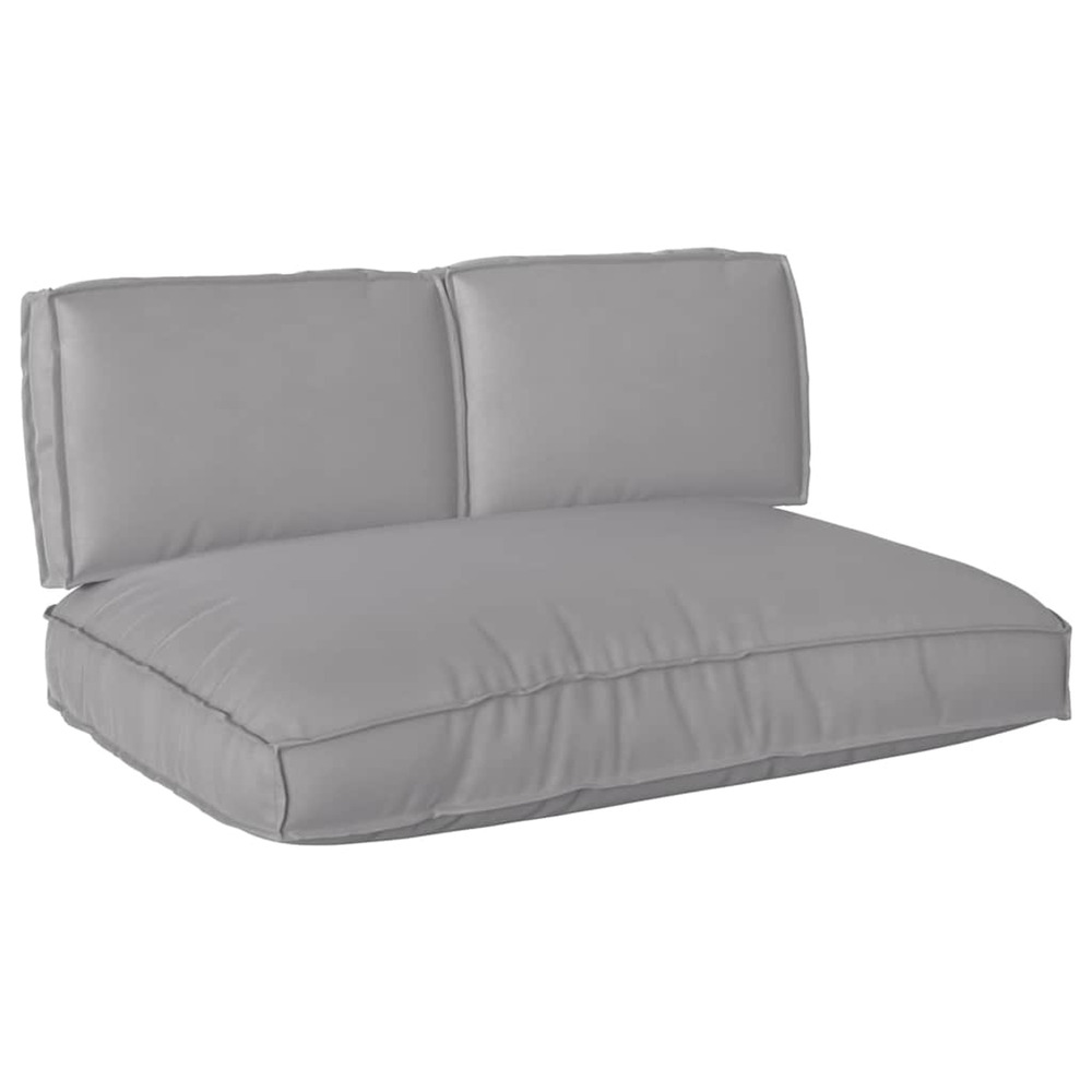 Ensemble de coussins 3 pcs gris tissu oxford