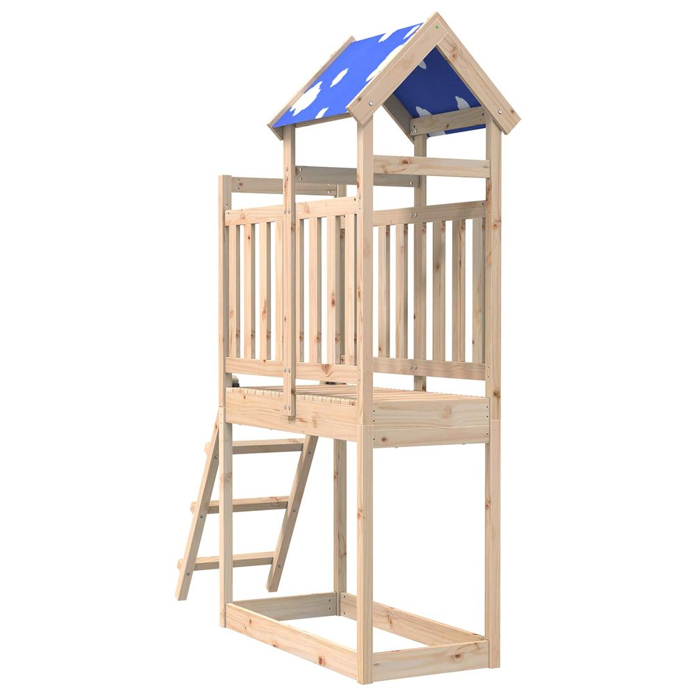 Tour de jeu marron 52,5 x 110,5 x 215 cm pin massif