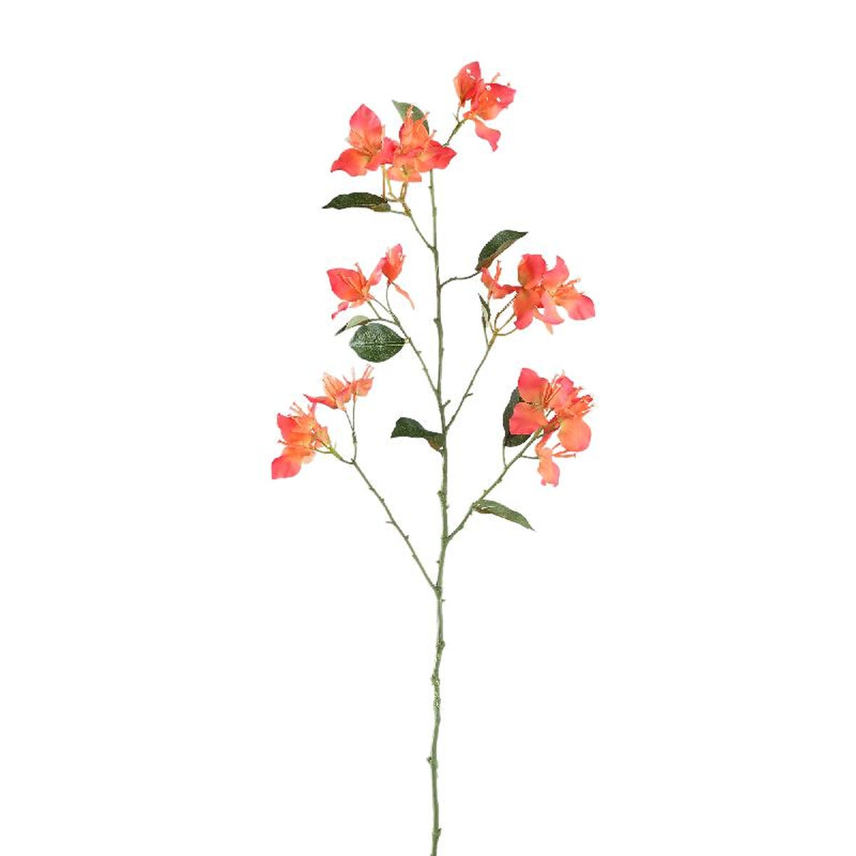Ptmd fleur artificielle tuin - 52x26x95 cm - plastique - blanc