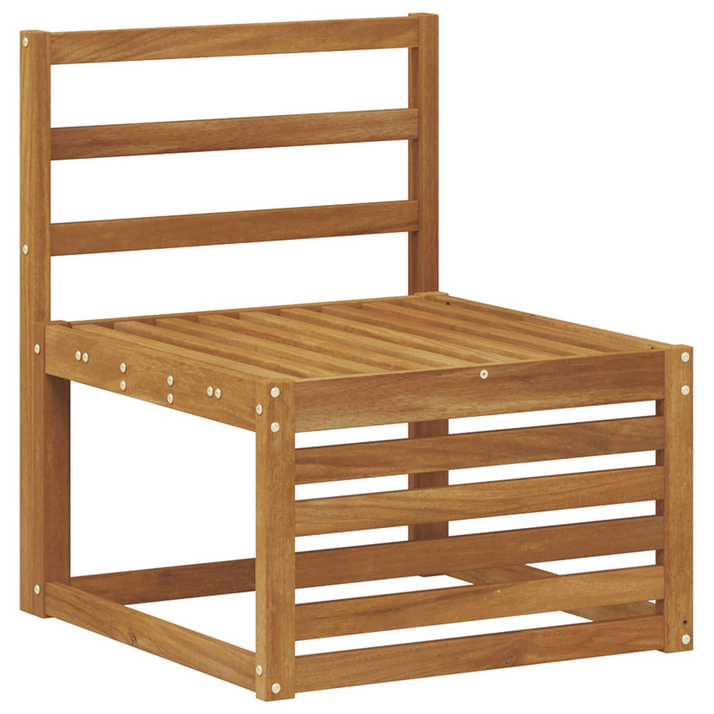 Ensembles de canapés 10 pcs naturel bois d'acacia massif