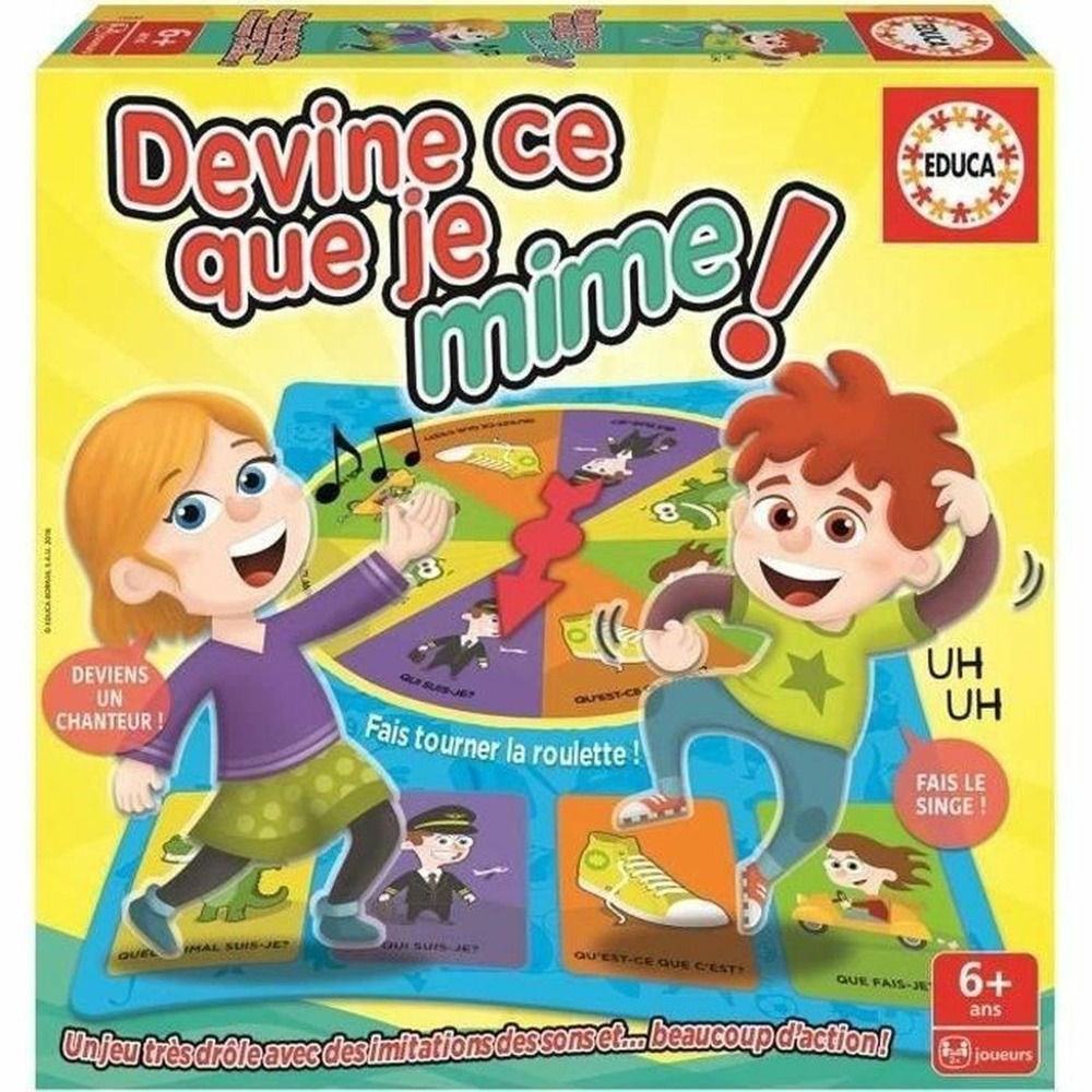 Jeu de société devine ce que je mime