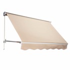 Store banne manuel inclinable beige - L70xl180xcm