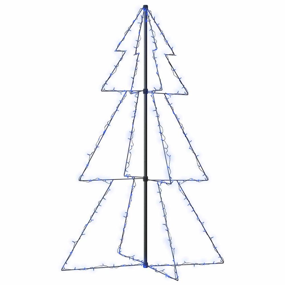 Arbre de noël cône 200 led d'intérieur/d'extérieur 98x150 cm