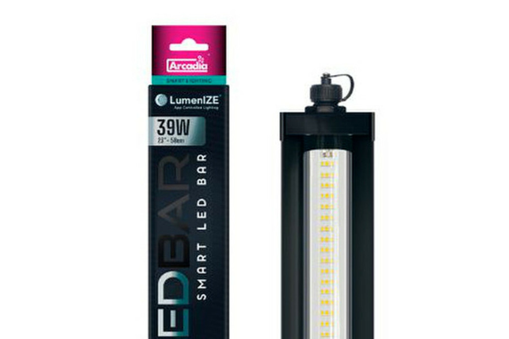 Lumenize led bar rampe 39w multi-led bluetooth 56 cm - pour reptiles (lézards, serpents, tortues) et plantes