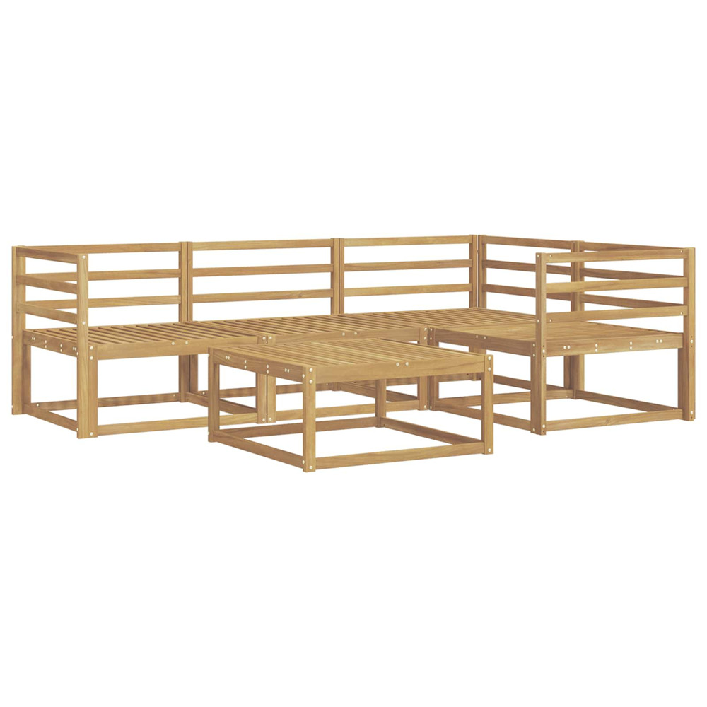 Ensemble de canapés d'extérieur 5 pcs blanc 79 x 79 x 37 cm