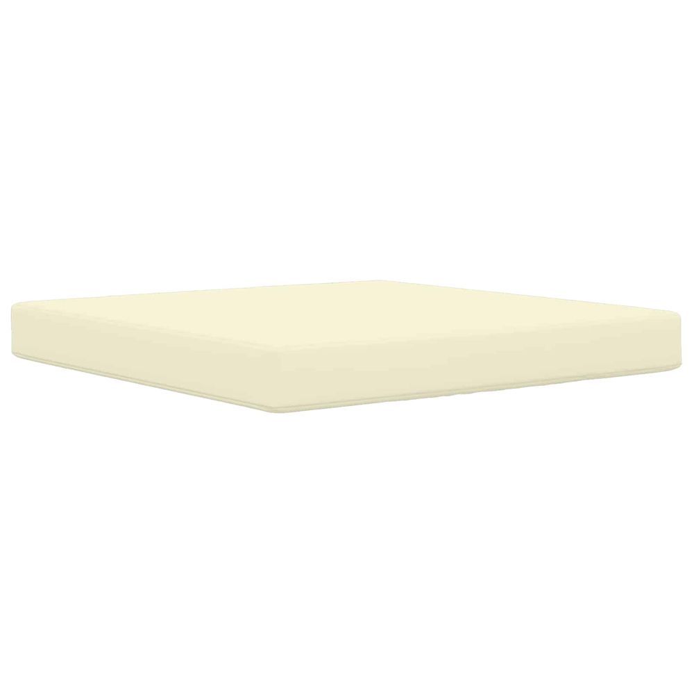 Coussin de canapé d'extérieur polyester crème 80 x 80 cm