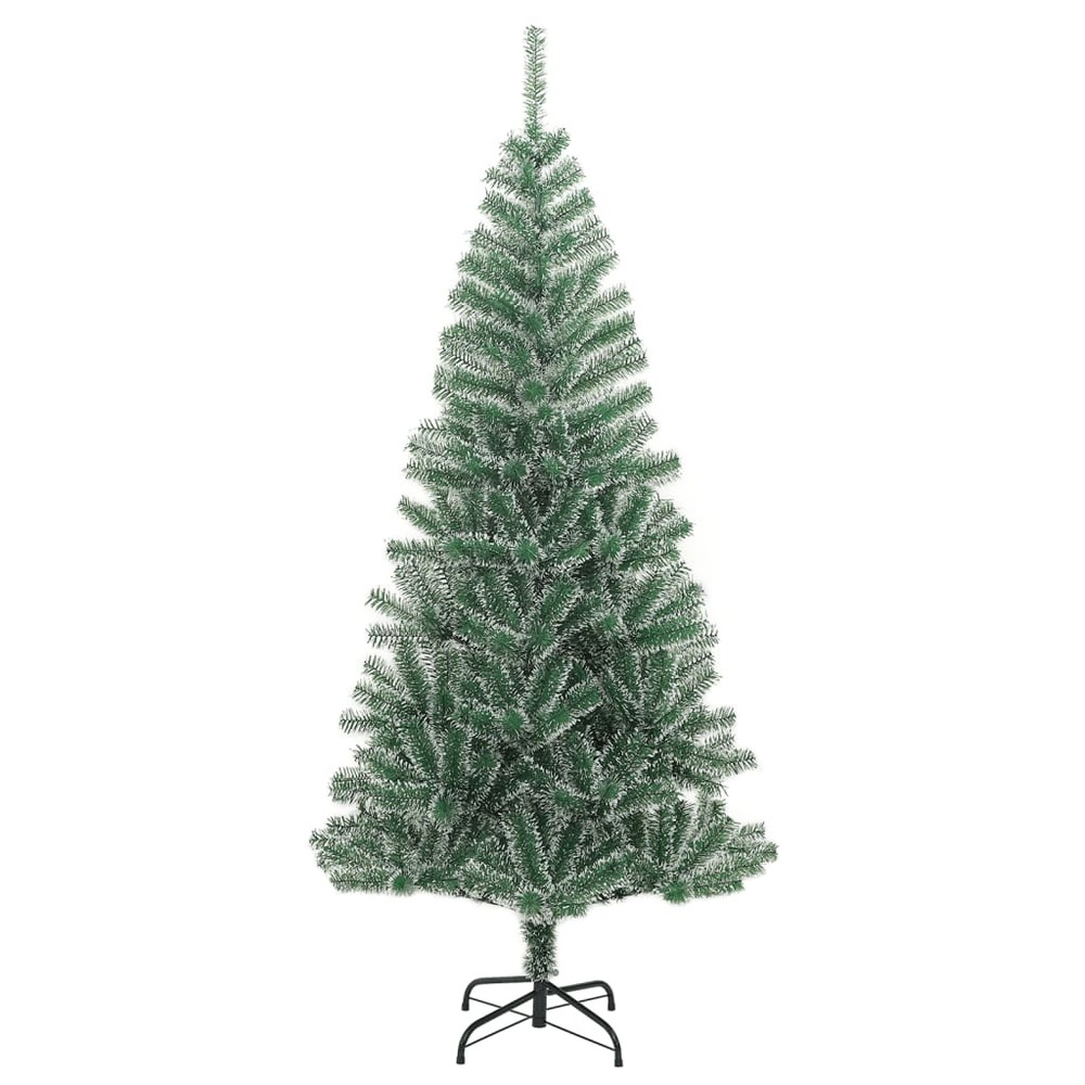 Sapin de noël artificiel avec neige floquée vert 240 cm