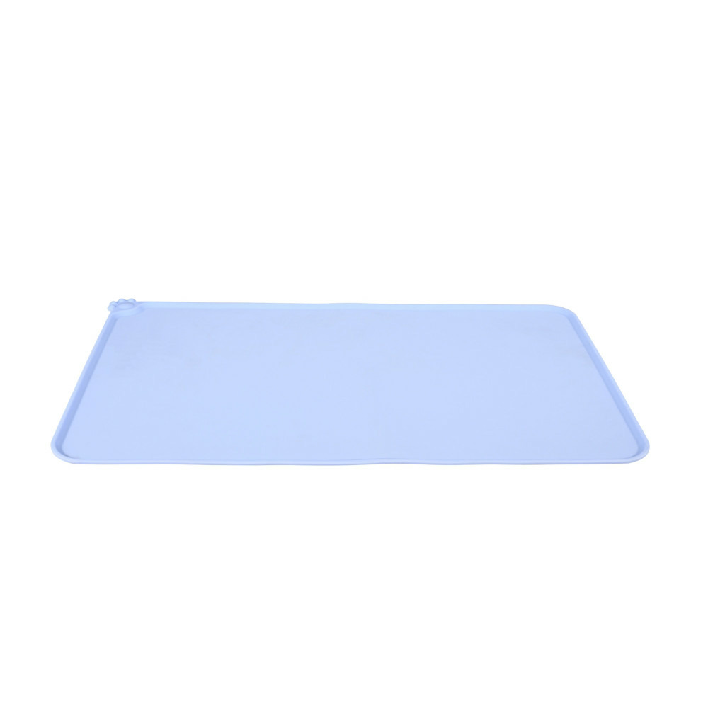 Tapis écuelle silicone bleu m 47. 5 x 30. 1 cm pour chien