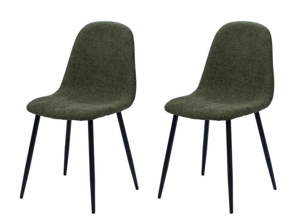 Lot de 2 chaises ariane vert