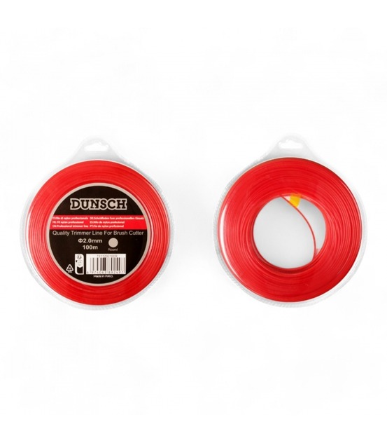 Bobine de fil en nylon pour débroussailleuse rond 2,0mm 100m - dunsch 7311200100r
