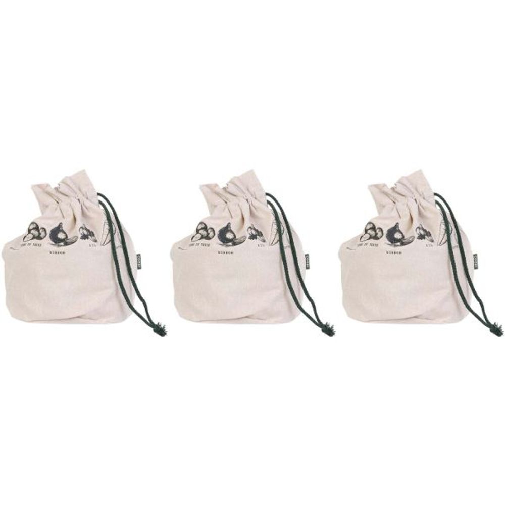 Sac à légumes réutilisable eco concept (lot de 3)