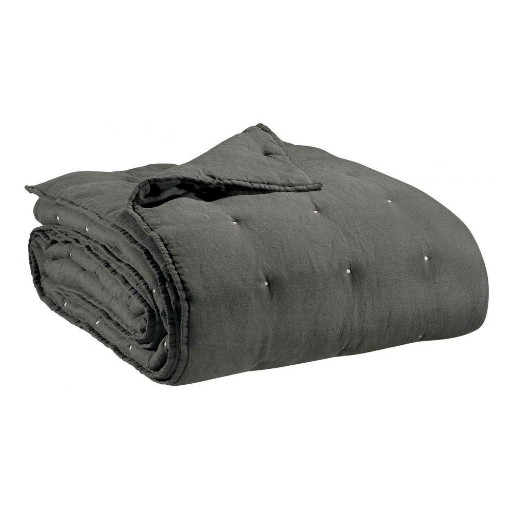 Chemin de lit stonewashed zeff tonnerre 90 x 240 cm