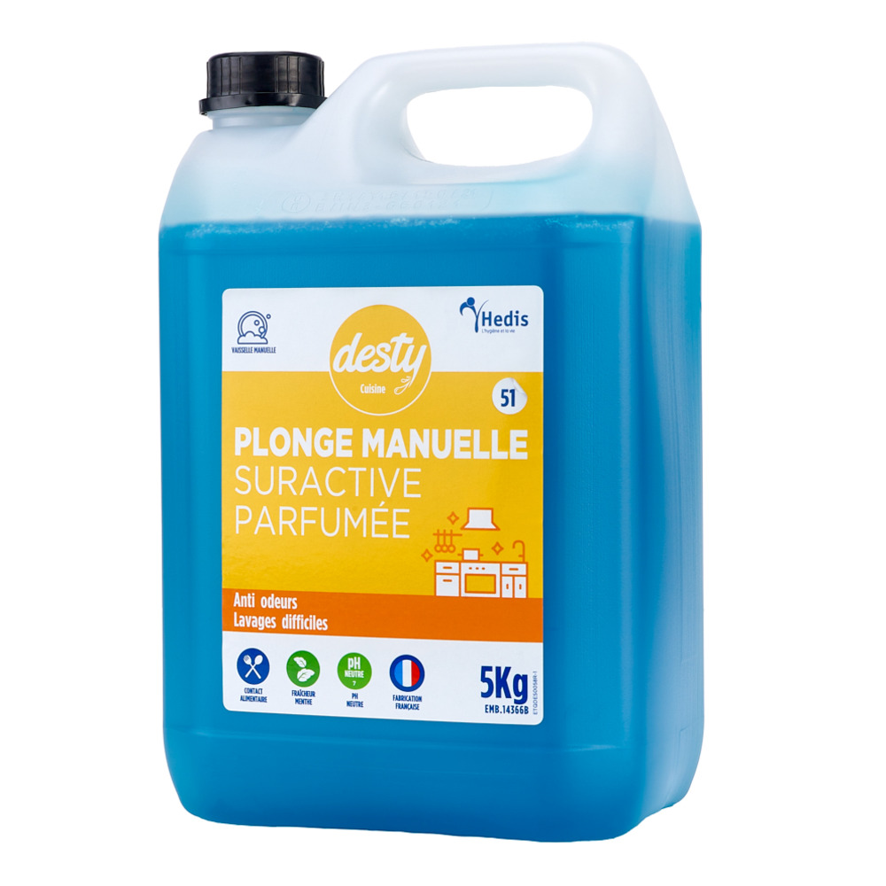 Desty plonge manuelle suractive parfumee bidon de 5kg - sodel