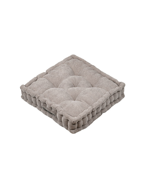 Coussin de sol dandy taupe 45x45x10cm - stof