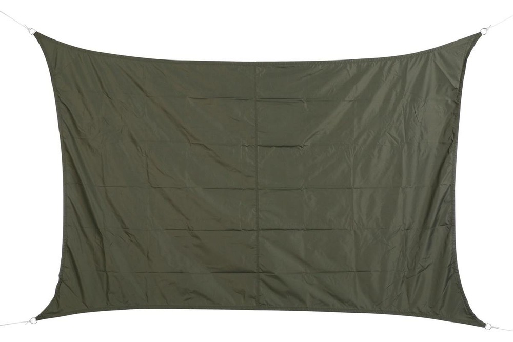 Voile d'ombrage rectangulaire curacao ardoise