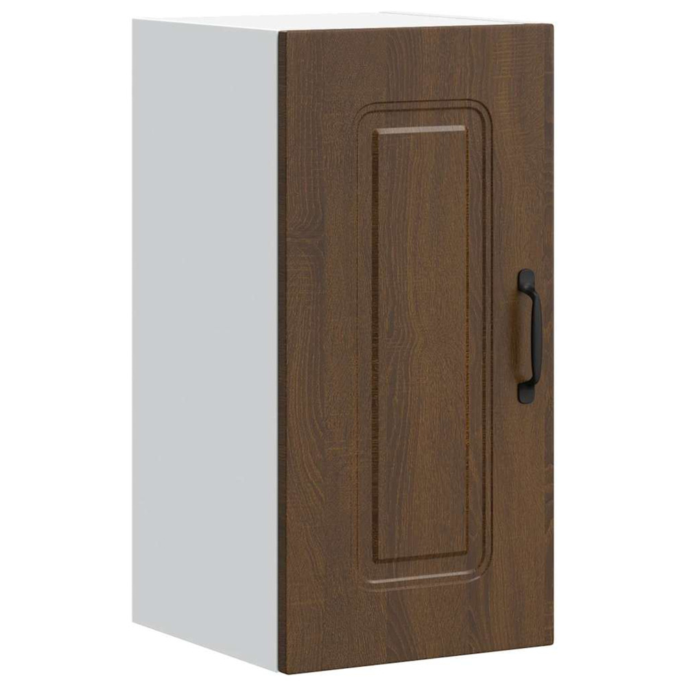 Armoire murale de cuisine kalmar chêne marron bois d'ingénierie