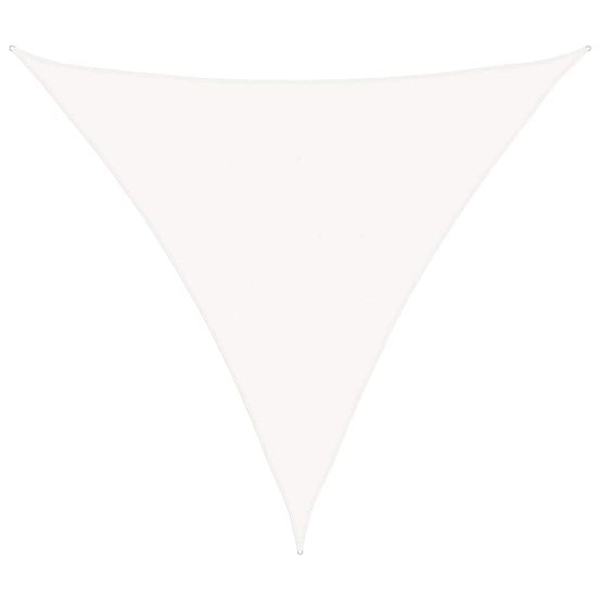 Voile d'ombrage 160 g/m² blanc 6x6x6 m pehd