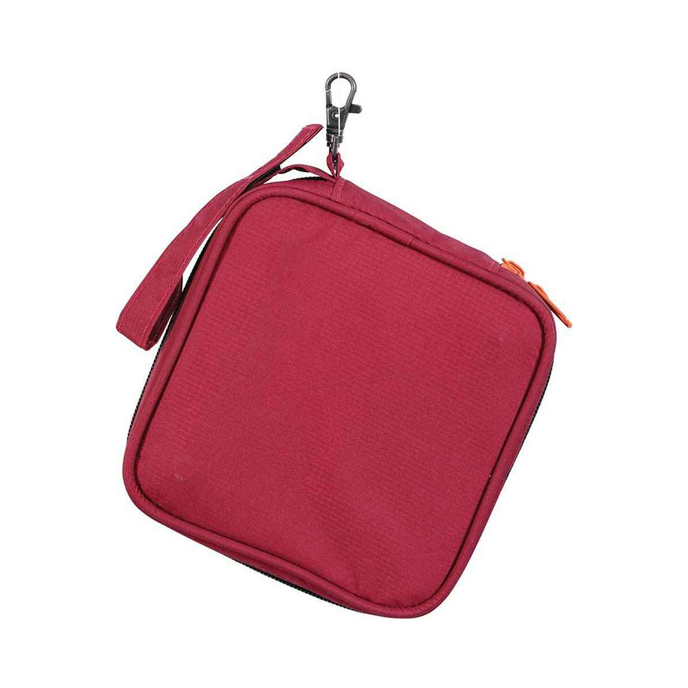 Gamelle pliable en silicone 2 en 1 bivouak rouge