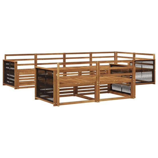 Ensemble de canapés d'extérieur 7 pc naturel