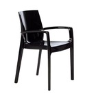 Chaise extérieure empilable design moderne robuste et confort idyll