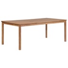 Table de jardin 200x100x77 cm bois de teck solide