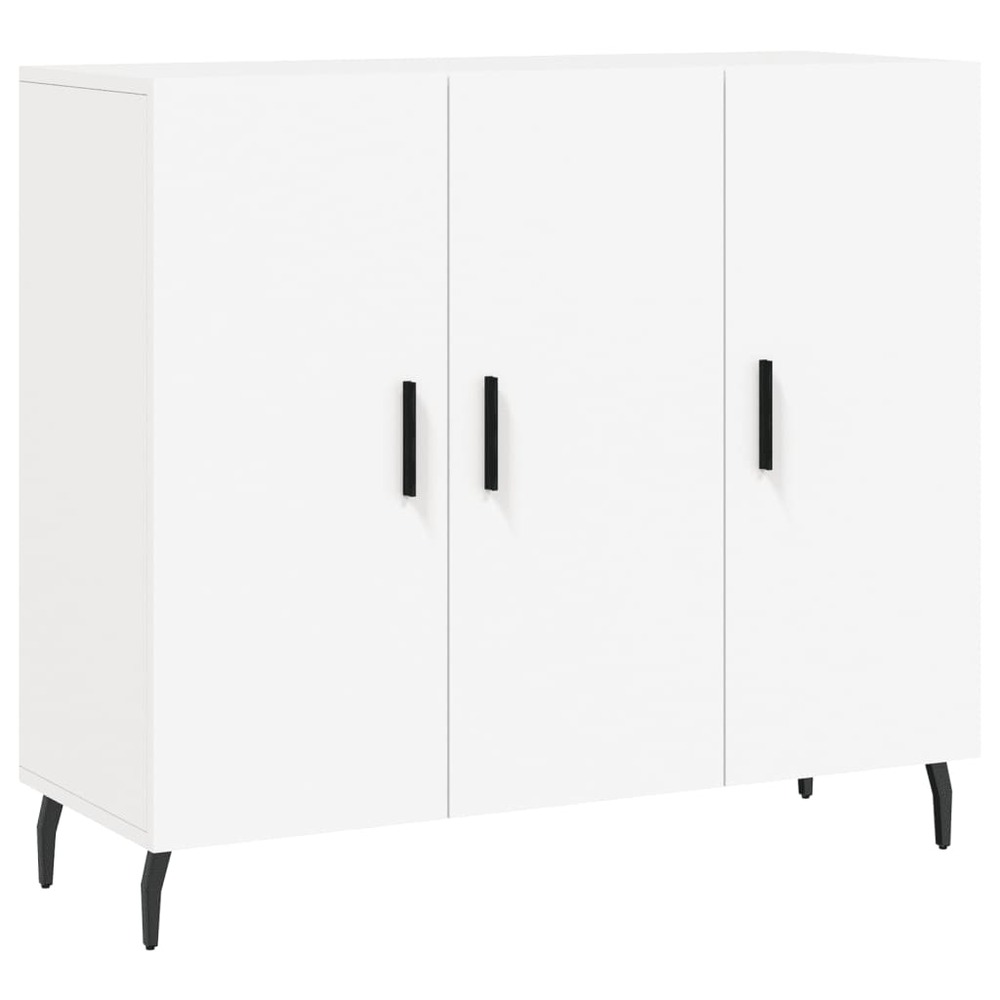 Buffet bahut commode armoire meuble de rangement organisateur cuisine salle de séjour salon 90 x 34 x 80 cm bois d'ingénierie