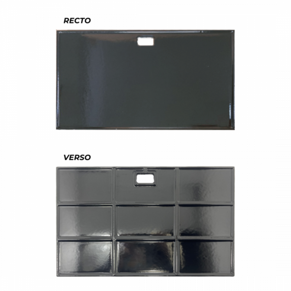 Plancha en fonte émaillée 41,5 x 25,2 cm