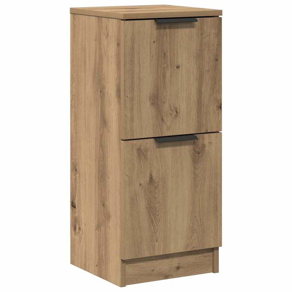 Buffet chêne artisanal 30x30x70 cm bois d'ingénierie