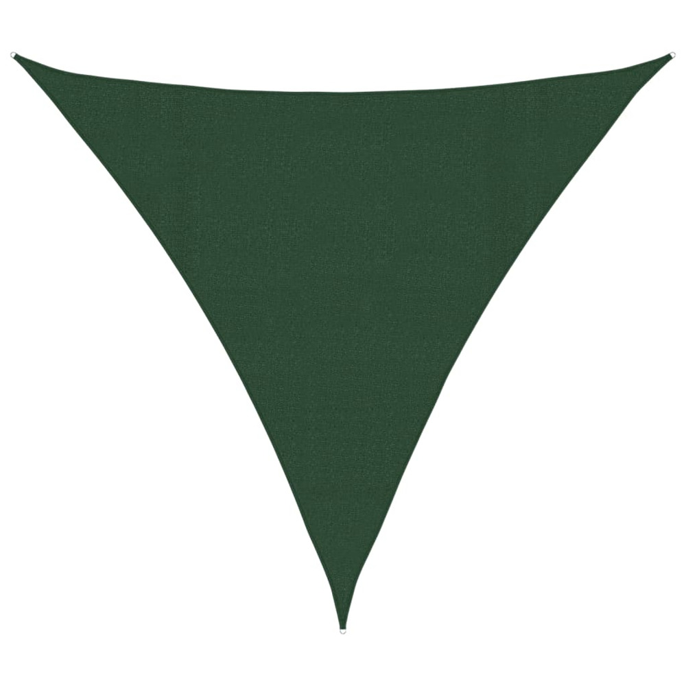 Voile d'ombrage 160 g/m² vert foncé 4,5x4,5x4,5 m pehd