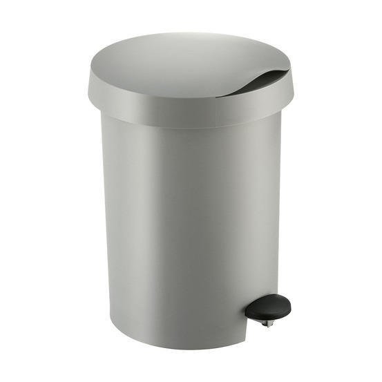 Poubelle à pédale 5l zodiac gris