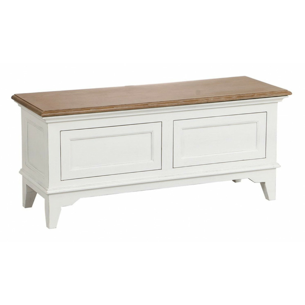 Meuble d'entrée module bas bois blanc - esquisse interior's