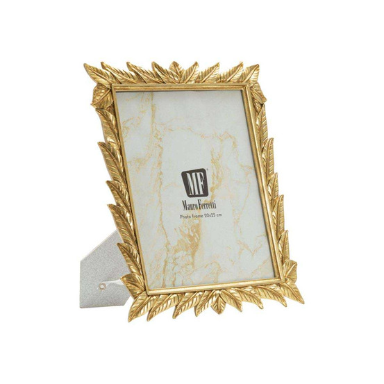 Cadre photo en métal doré laurel pour photo 20 x 25 cm