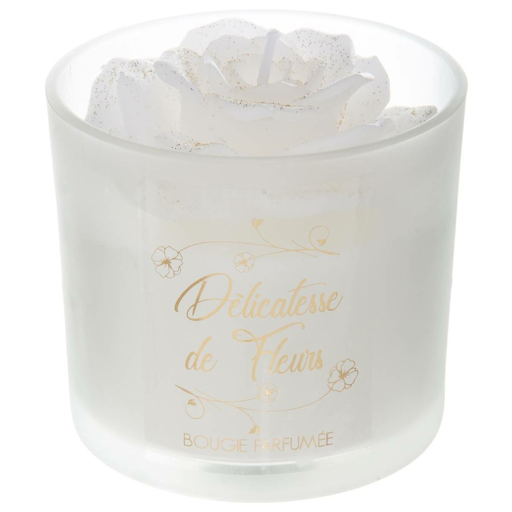 Bougie parfumée fleur