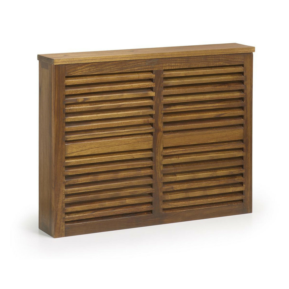 Cache-radiateur bois marron - onéline décoration d'autrefois